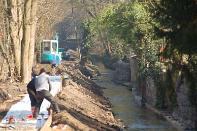 Travaux sur la Woluwe